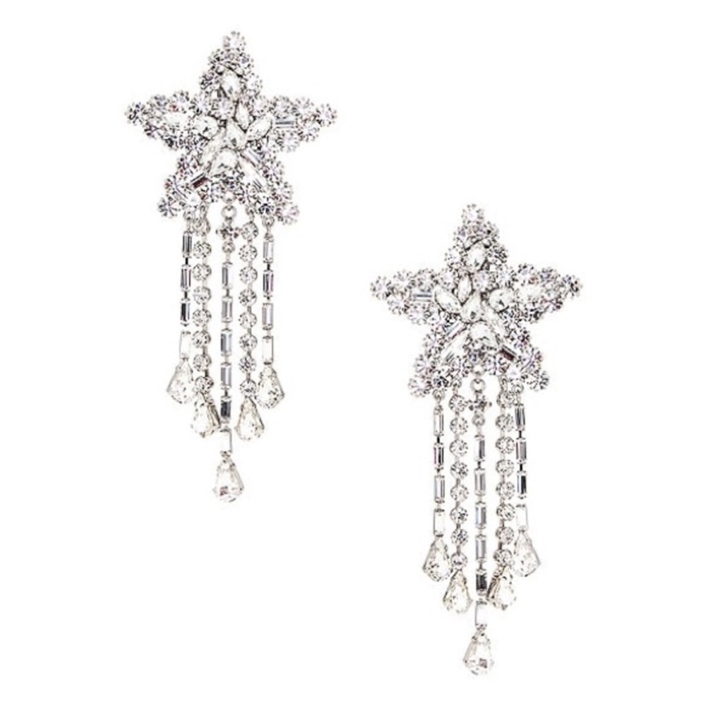 ALESSANDRA RICH Crystal
Star Earrings - Picture 3 of 4